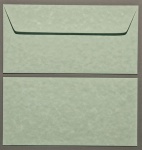 Parchment Green DL - 110 x 220mm Envelopes Peal & Seal